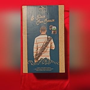 💚 3/$15 Camo 6-Pack Can Cooler Adjustable Shoulder Strap NEW IN BOX